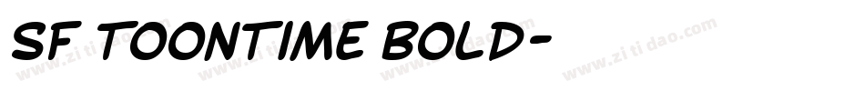 SF Toontime Bold字体转换